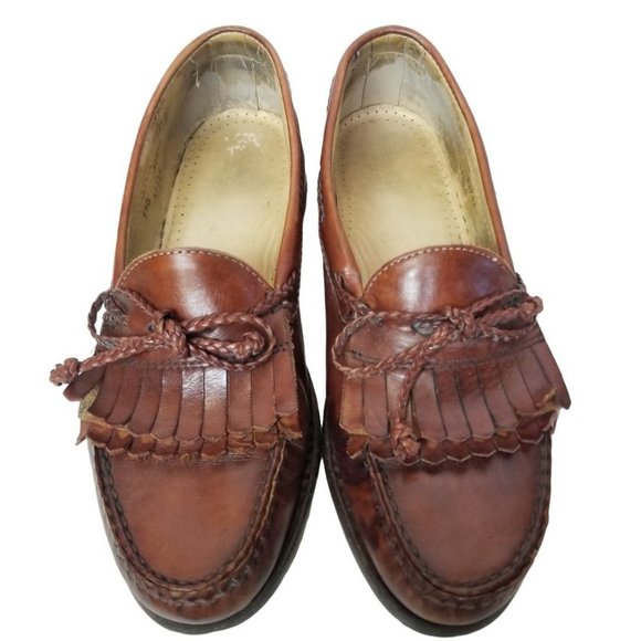 Allen Edmonds Mens 9.5D Brown Leather Woodstock Do - Picture 2 of 9